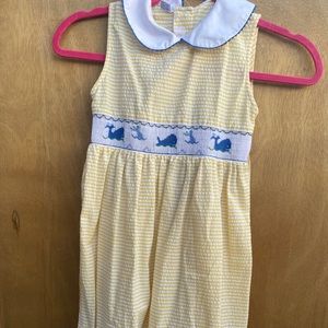 Vintage smocked summer spring dress